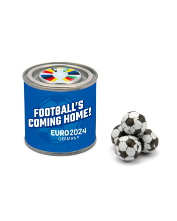 Euro 2024 - Small Paint Tin - Chocolate Footballs