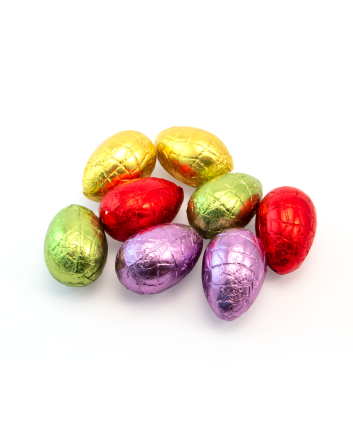 Easter - Egg Box - Hollow Chocolate Eggs - x4