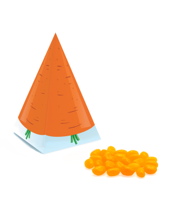 Easter - Carrot Box - Jelly Bean Factory® - Tangerine
