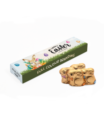 Easter - Eco Slim Box - Foiled Bunnies
