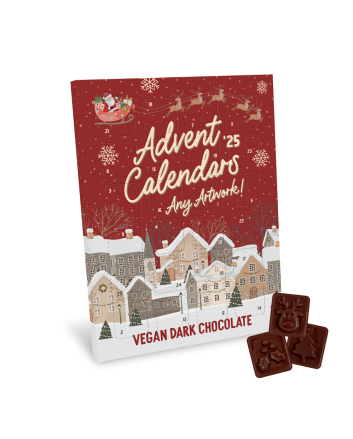 Maxi Advent Calendar - Vegan Dark Chocolate - 71% Cocoa