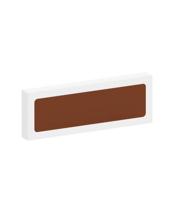 Eco Window Box - 12 Baton Bar - Milk Chocolate - 3D Branding