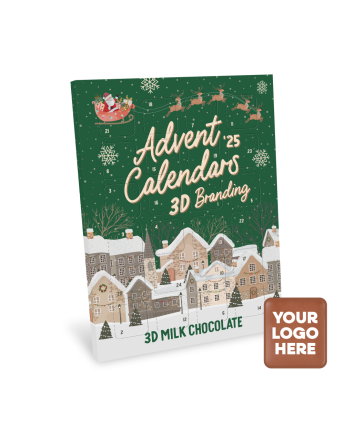 Maxi Advent Calendar - Milk Chocolate- 3D Branding