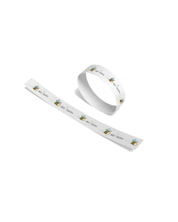 Seeded Paper Wristbands