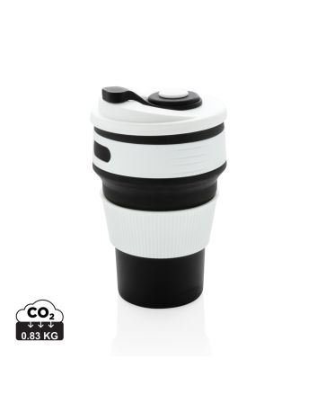 Foldable silicone cup
