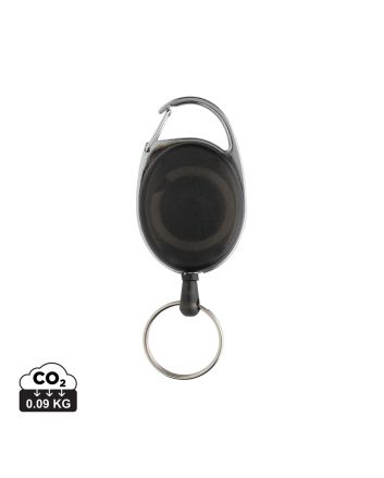 RCS recycled ABS roller clip keychain
