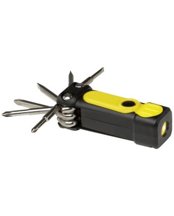 Octo 8-in-1 RCS recycled plastic screwdriver set with torch