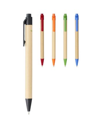 Berk recycled carton and corn plastic ballpoint pen (black ink)