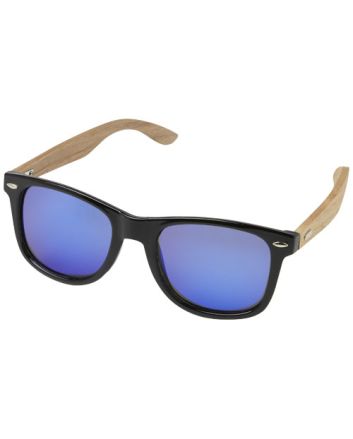 Hiru rPET/wood mirrored polarized sunglasses in gift box