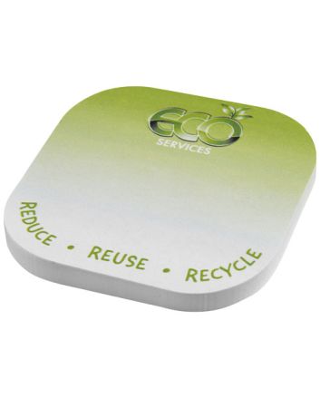 Sticky-Mate® square-shaped recycled sticky notes with rounded corners