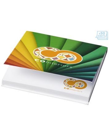 Sticky-Mate® soft cover squared sticky notes 75x75mm