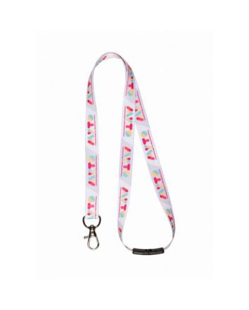 15mm rPET lanyard with safety break- UK Made