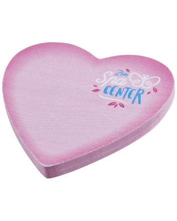 Sticky-Mate® heart-shaped recycled sticky notes