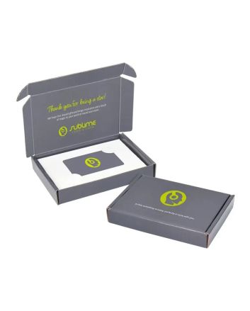 Corrugated digital Gift Card Box - Side Fold