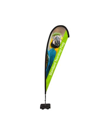 Large Teardrop Flag