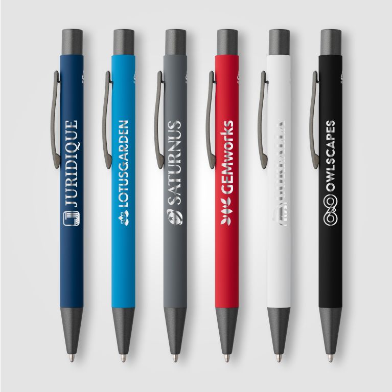 Bowie Recycled Aluminum Softy Pen