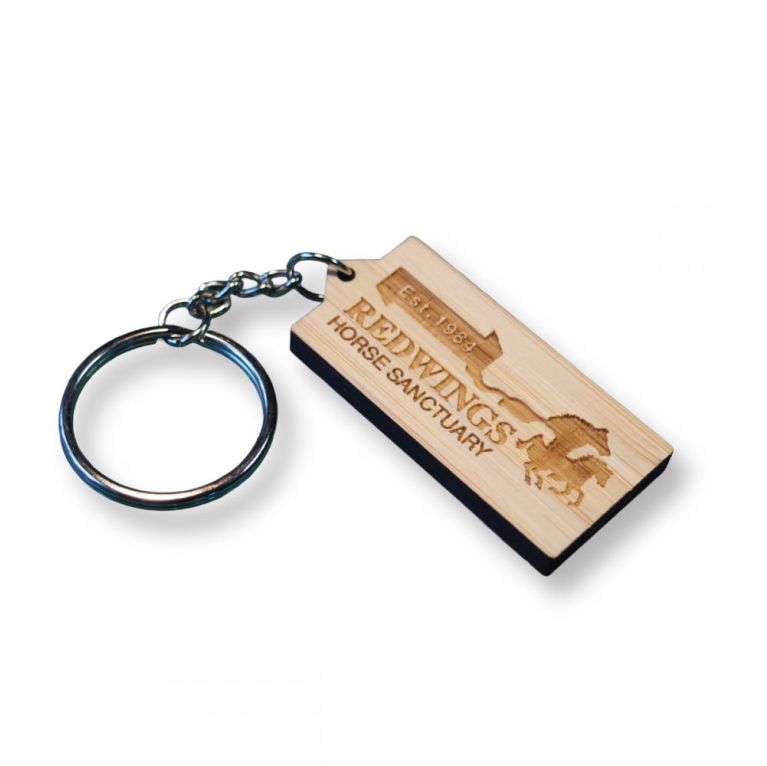 Bamboo Keyring (40mm)