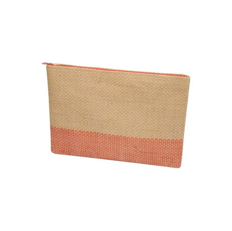 Rhythm straw paper zipped pouch 3L
