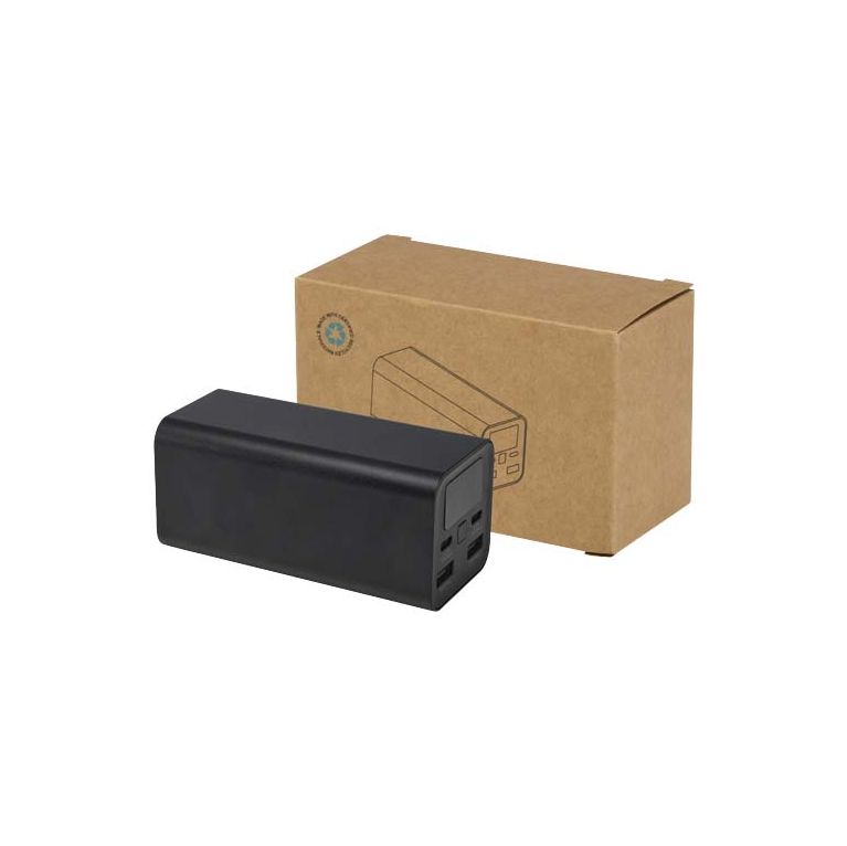 Acamar 20.000 mAh 70W recycled aluminium laptop power bank