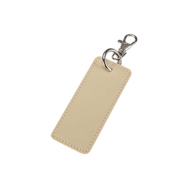 Resi Plus GRS recycled rectangle charm keychain