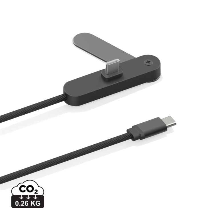 Aluvia RCS 65W PD Cable with adjustable phone stand