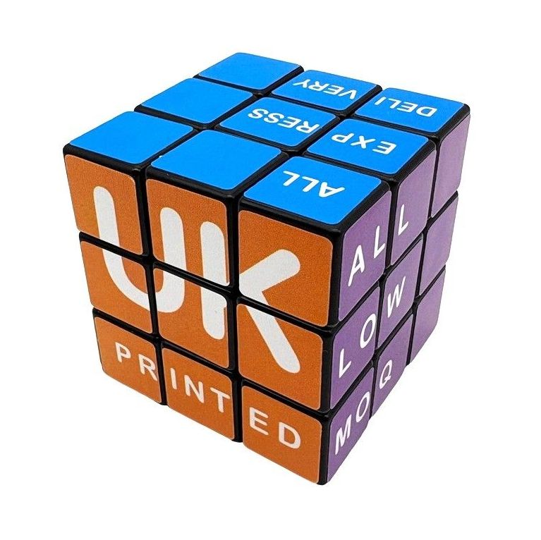 Express All 6 Faces Printed UK Rubik's Cube 3x3 (UK Stock)