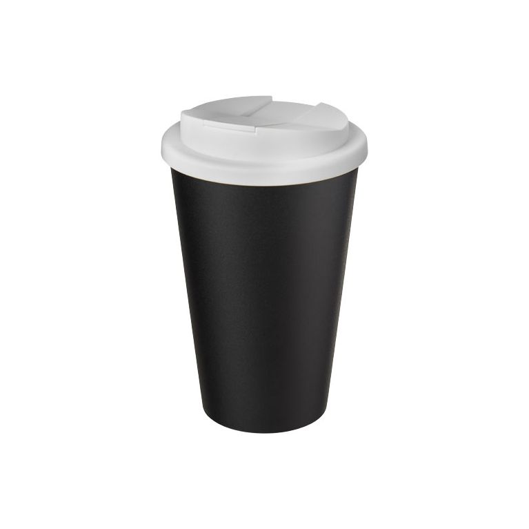 Americano® Eco 350 ml recycled tumbler with spill-proof lid