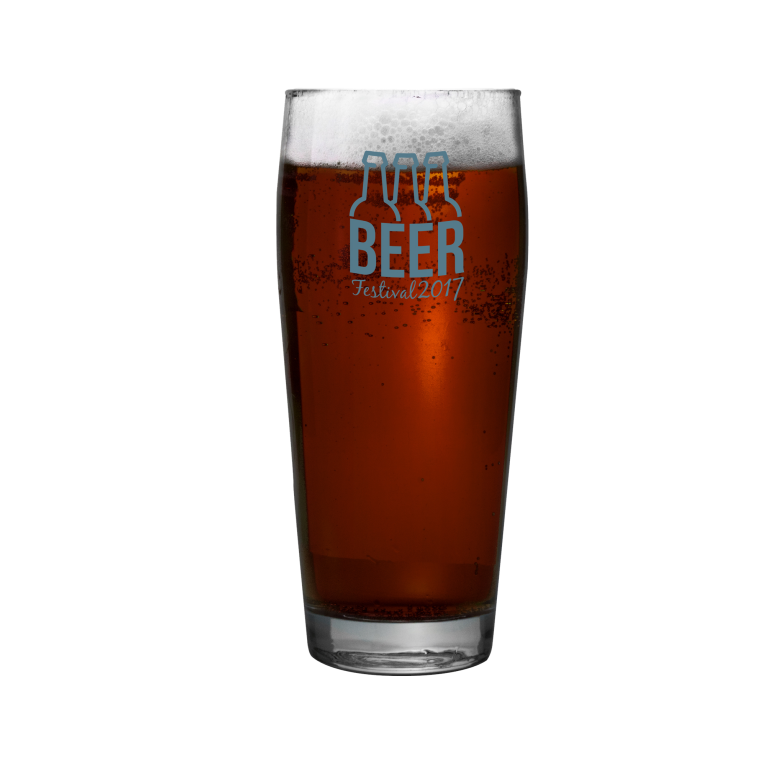 Willi Becher Pint CE Stamp