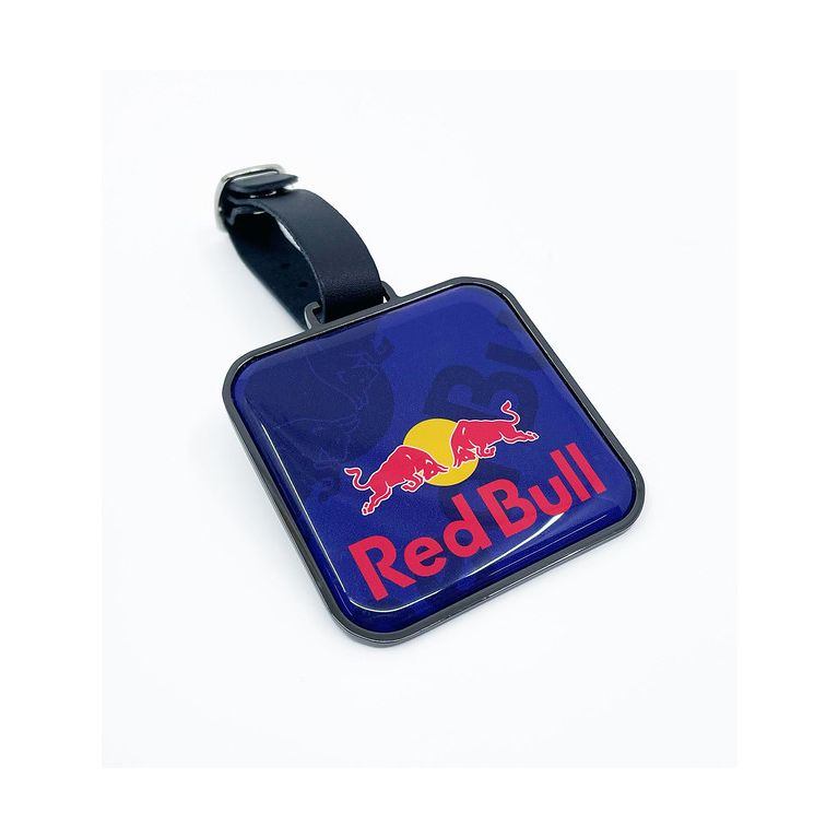 SQUARE BLACK NICKEL METAL GOLF BAG TAG