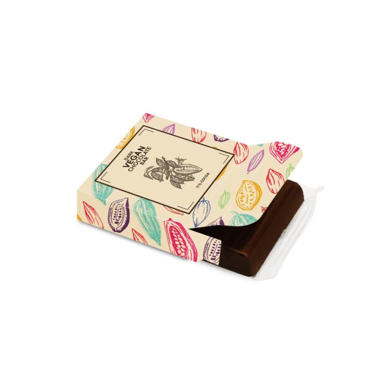 Eco Range - Eco 3 Baton Bar Box - Vegan Dark Chocolate - 70% Cocoa