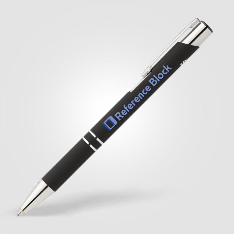 Crosby Recycled Aluminium Soft-Touch Chrome Trim Pen