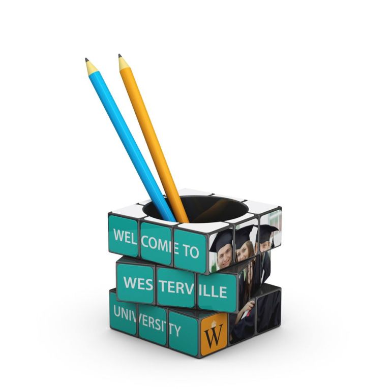 Promotional Rubik's Pen Pot