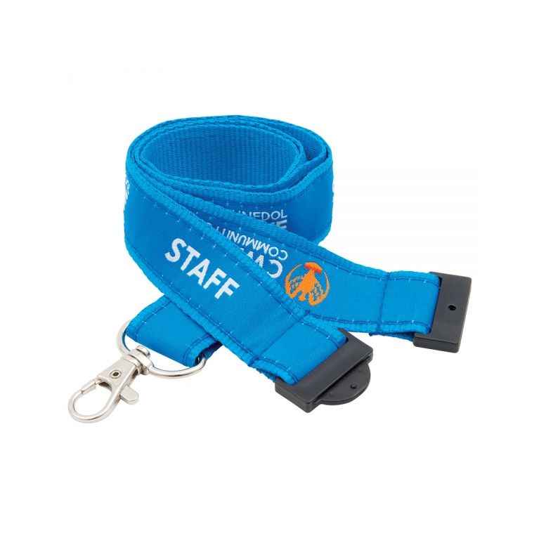 25mm Woven Applique Lanyard