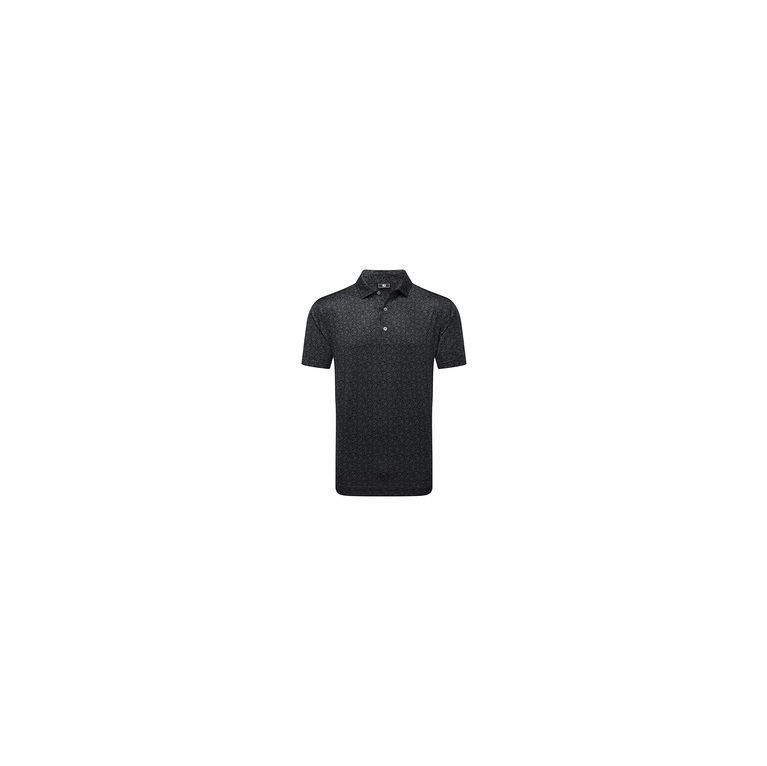 FJ (FOOTJOY) GENT'S PAINTED FLORAL GOLF POLO