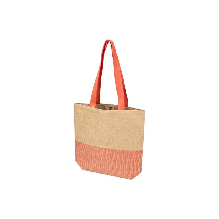 Rhythm straw paper tote bag 10L