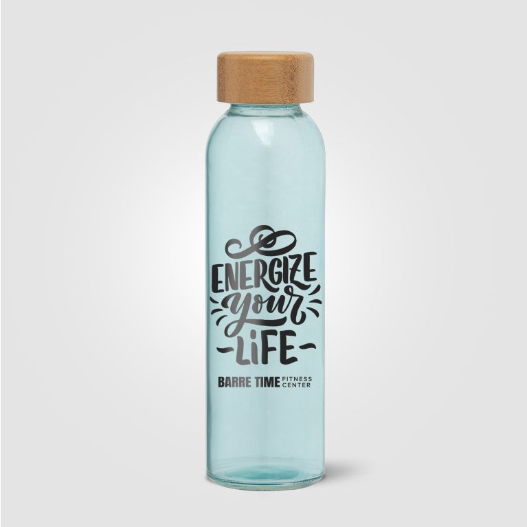 Alpine - 500 ml Glass Bottle with Bamboo Lid
