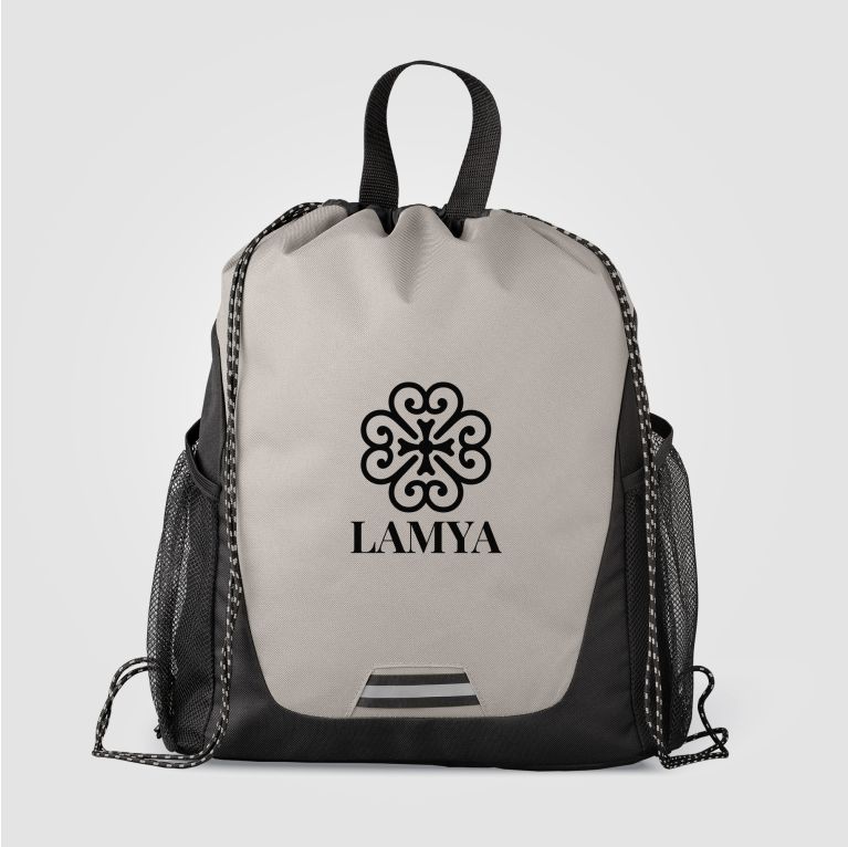Jotun Recycled Polyester Pocketed Drawstring Bag - 10 L