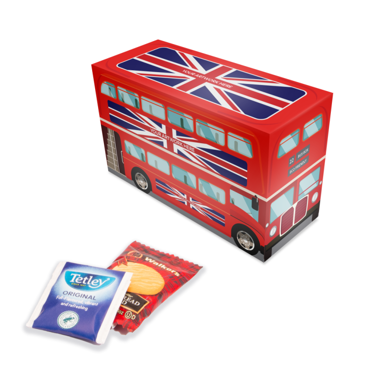 Eco Range - Eco Bus Box - Tea &amp; Biscuits