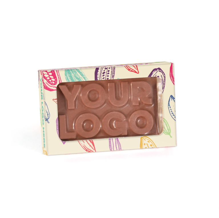 Eco Range - Eco Window Box - Milk Chocolate³ - 3D Branding