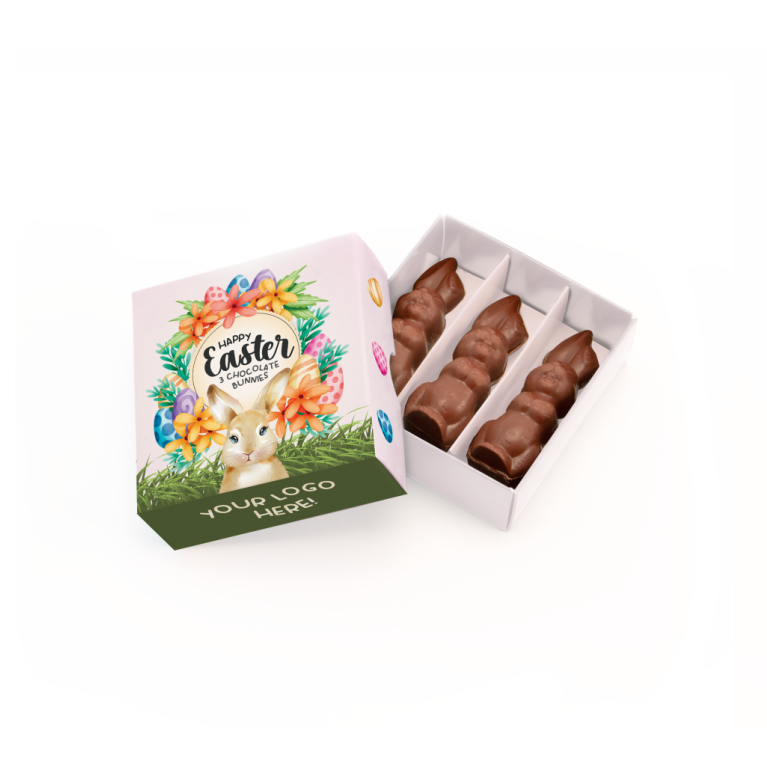 Easter - Eco Treat Box - Chocolate Bunnies