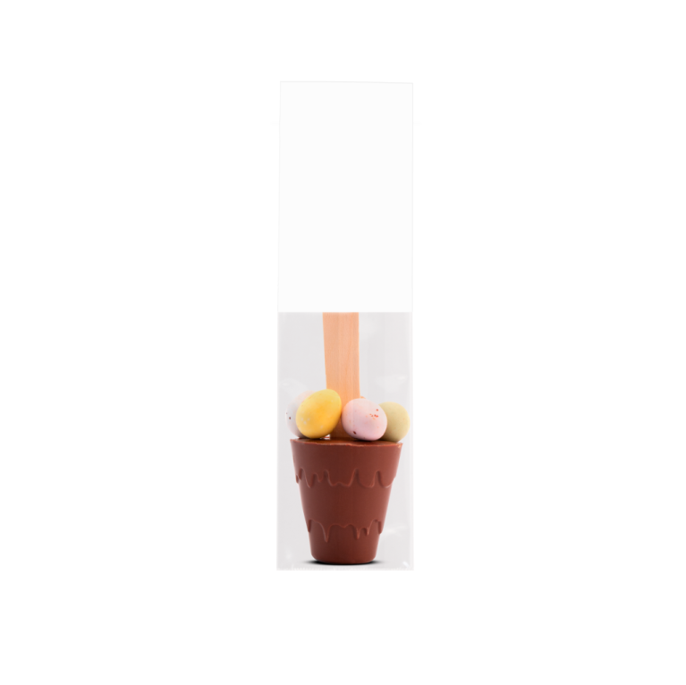 Easter - Eco Info Card - Hot Choc Spoon - with Speckled Eggs