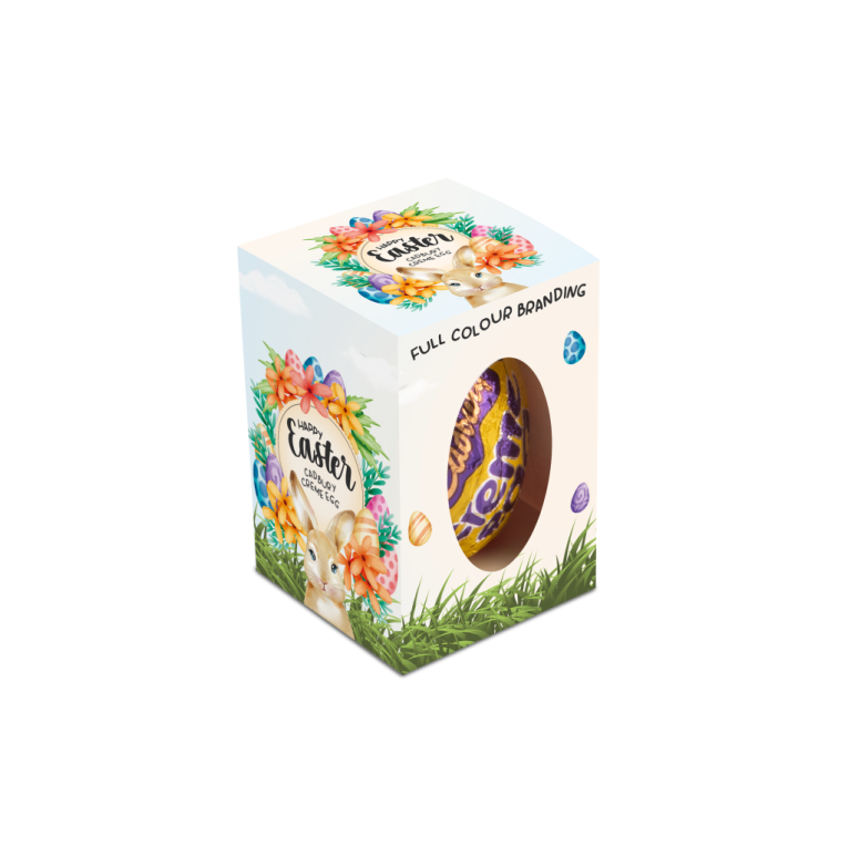 Easter - Eco Mini Egg Box - Caramel Egg