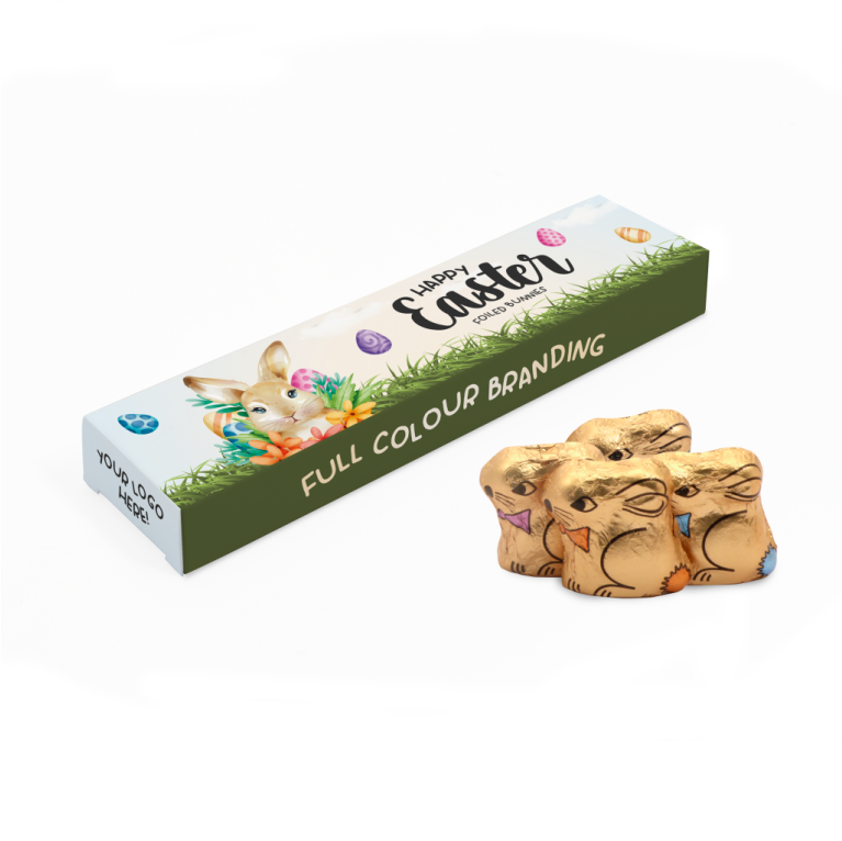 Easter - Eco Slim Box - Foiled Bunnies