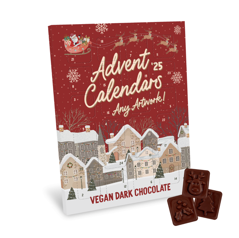 Maxi Advent Calendar - Vegan Dark Chocolate - 71% Cocoa