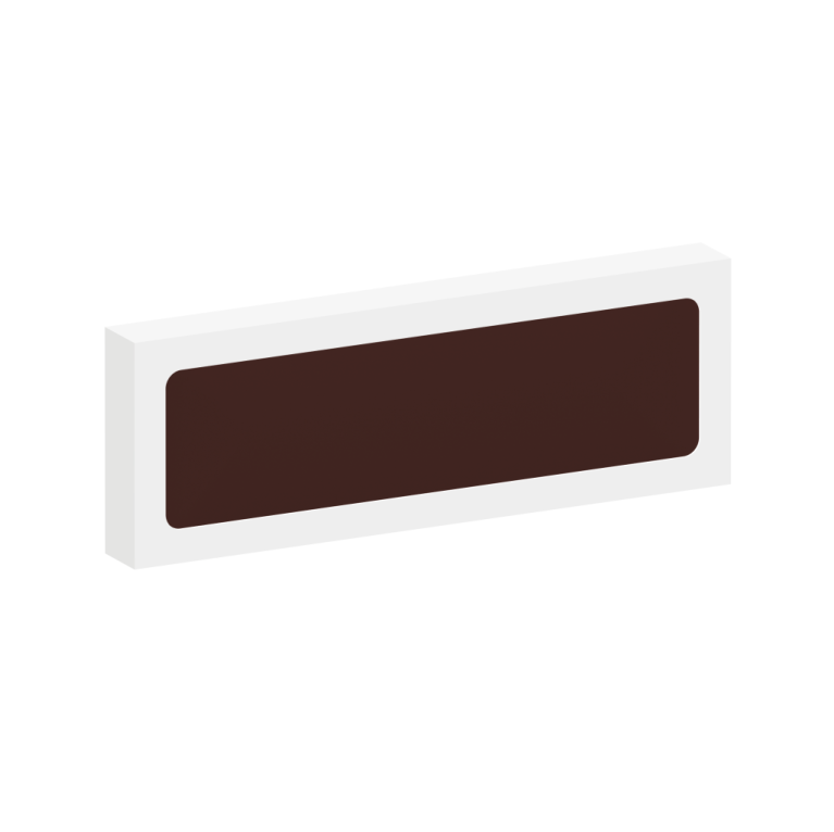 Eco Window Box - 12 Baton Bar - Vegan Dark Chocolate - 3D Branding
