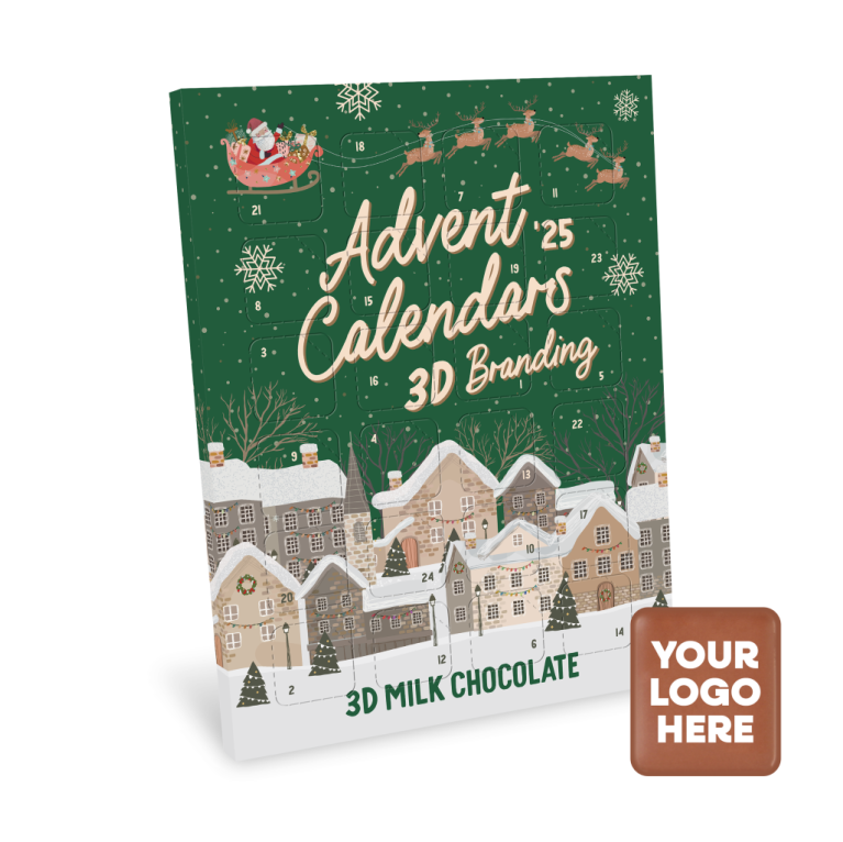 Maxi Advent Calendar - Milk Chocolate- 3D Branding