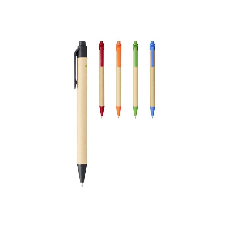 Berk recycled carton and corn plastic ballpoint pen (black ink)