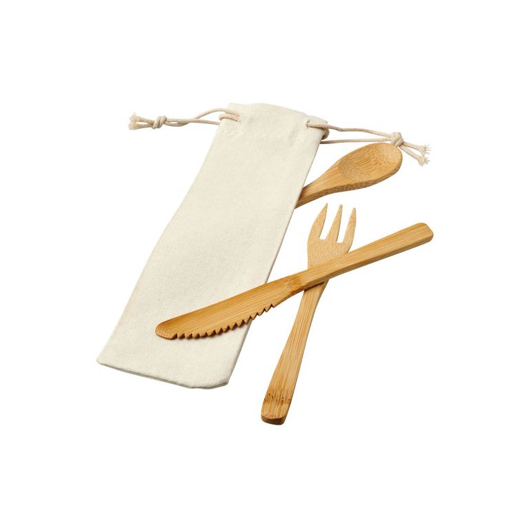 Celuk bamboo cutlery set