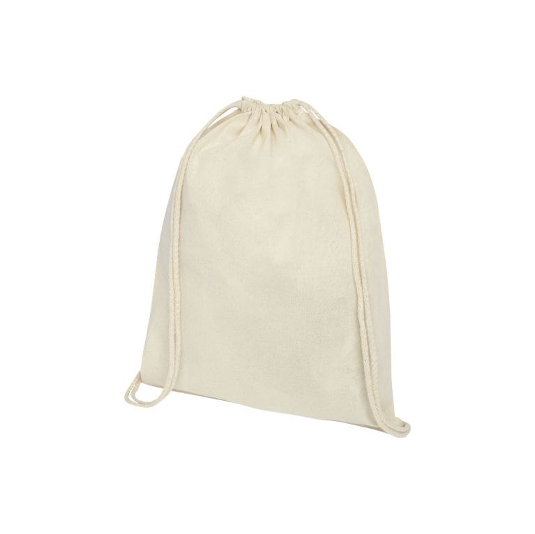 Oregon 100 g/m² cotton drawstring bag 5L