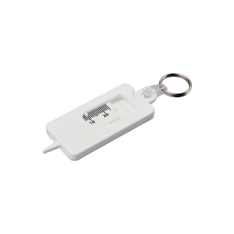 Kym recycled tyre tread check keychain